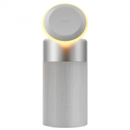 БЗП WIWU Wi-W022 3 in 1 Wireless Charger+Bluetooth Speaker White - зображення 1 