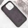 Кожаный чехол Leather Case (AAA) with MagSafe and Animation для Apple iPhone 13 Pro (6.1"), Midnight