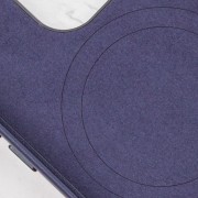 Шкіряний чохол Leather Case (AAA) з MagSafe and Animation для Apple iPhone 14 Pro Max (6.7"), Ink