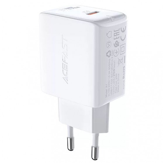 СЗУ Acefast A1 PD20W (1USB-C) White