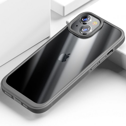 Чохол TPU+PC Pulse для Apple iPhone 15 (6.1") Grey - зображення 1 