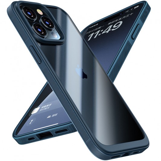 Чехол TPU+PC Pulse для Apple iPhone 15 Pro Max (6.7") Blue - изображение 4