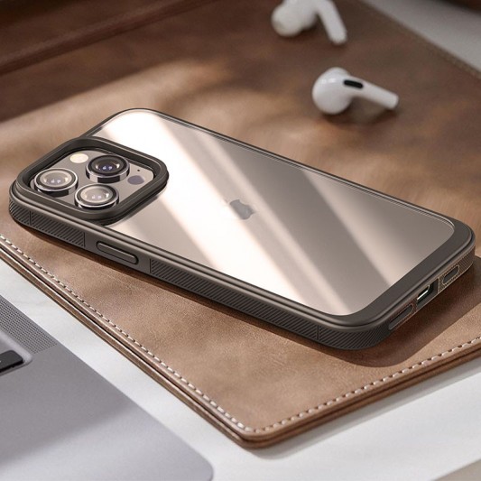 Чехол TPU+PC Pulse для Apple iPhone 15 Pro Max (6.7") Grey - изображение 1