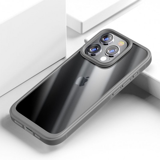 Чехол TPU+PC Pulse для Apple iPhone 15 Pro Max (6.7") Grey - изображение 2