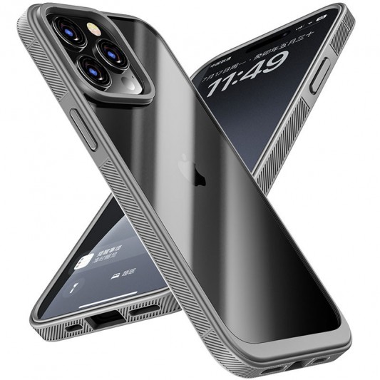 Чехол TPU+PC Pulse для Apple iPhone 15 Pro Max (6.7") Grey - изображение 3
