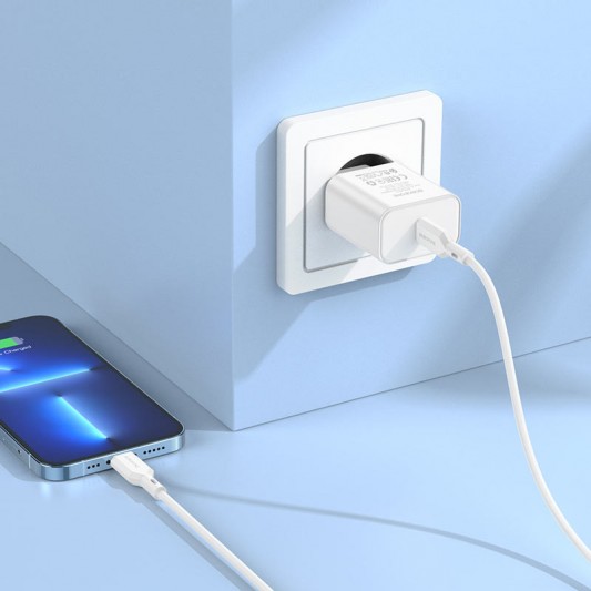 СЗУ Borofone BA71A PD20W (1USB-C) Белый - изображение 2
