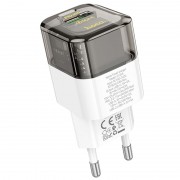 МЗП Hoco C131A Platium PD30W+QC3.0 (1USB-C) Transparent black