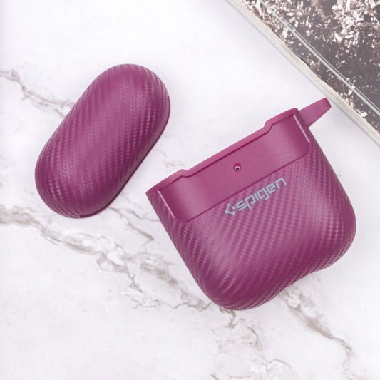 Футляр SGP Shockproof для навушників Airpods 1/2 Plum - зображення 4 