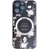 TPU+PC чохол Secret Garden with MagSafe для Apple iPhone 15 Pro Max (6.7") Black TPU+PC чохол Secret Garden with MagSafe для Apple iPhone 15 Pro Max (6.7") Black