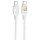 Дата кабель Hoco U124 Stone silicone power-off 60W Type-C to Type-C (1.2m) Gray