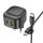 Блочок для зарядки Borofone BAS22A Fortune PD20W+QC3.0 (1C1A) + Type-C to Type-C, Black