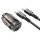 АЗП Borofone BZ29B Outstanding PD36W (2USB-C) + кабель Type-C to Type-C Transparent black