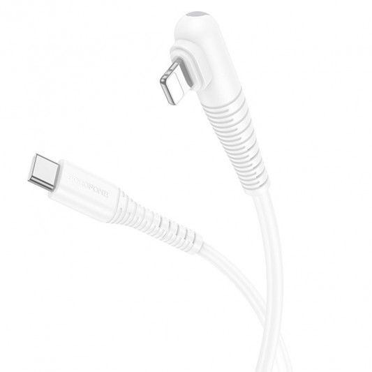 Дата кабель Borofone BX105 Corriente Type-C to Lightning (1m) White