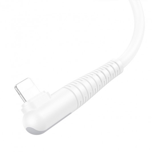 Дата кабель Borofone BX105 Corriente Type-C to Lightning (1m) White - зображення 1 