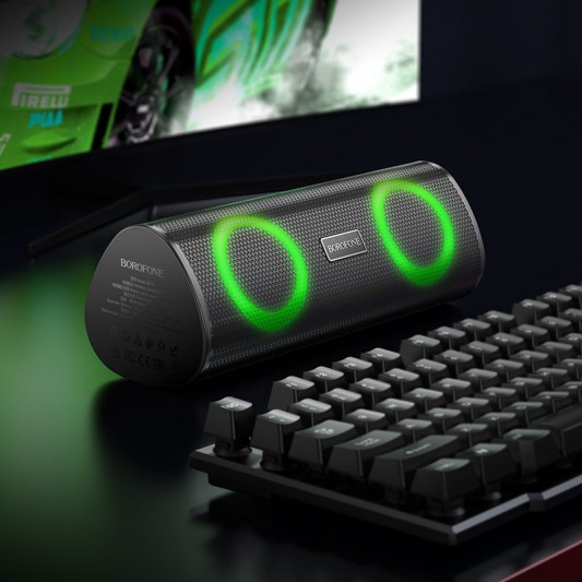 Bluetooth Колонка Borofone BP18 Music sports Black - зображення 2 