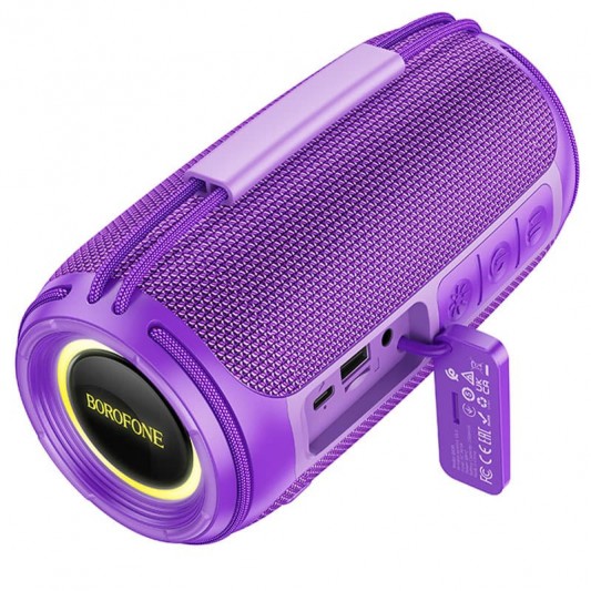 Bluetooth Колонка Borofone BR38 Free-flowing sports Purple - зображення 1 