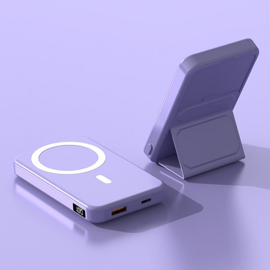 Портативний ЗП Power Bank JJT-A27-1 PD20W+QC 22.5W з БЗП 10000 mAh Purple - зображення 1 