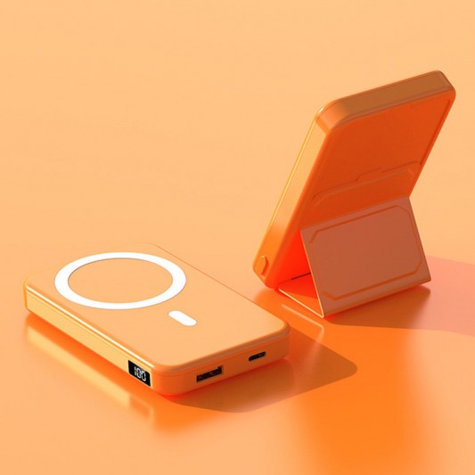 Портативное ЗУ Power Bank JJT-A27-1 PD20W+QC 22.5W с БЗУ 10000 mAh Orange - изображение 1