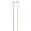 USB кабель Hoco X104 Source 60W Type-C to Type-C (2m), Розовый