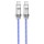 Дата кабель Hoco U113 Solid 100W Type-C to Type-C (1m) Blue