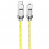 Дата кабель Hoco U113 Solid 20W Type-C to Lightning (1m) Gold Дата кабель Hoco U113 Solid 20W Type-C to Lightning (1m) Gold