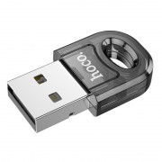 Bluetooth адаптер Hoco UA28 USB, Transparent black