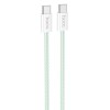USB кабель Hoco X104 Source 60W Type-C to Type-C (1m), Зеленый