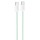 Дата кабель Hoco X104 Source 60W Type-C to Type-C (1m) Green