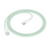 USB кабель Hoco X104 Source 60W Type-C to Type-C (1m), Зеленый