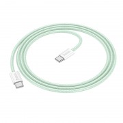 USB кабель Hoco X104 Source 60W Type-C to Type-C (1m), Зеленый