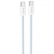 Дата кабель Hoco X104 Source 60W Type-C to Type-C (1m) Blue