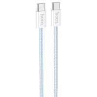 Дата кабель Hoco X104 Source 60W Type-C to Type-C (1m) Blue