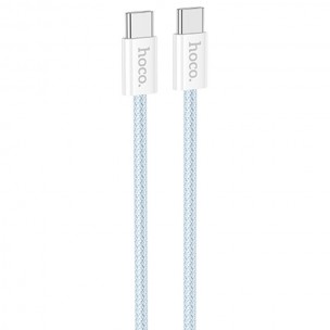 Дата кабель Hoco X104 Source 60W Type-C to Type-C (1m) Blue