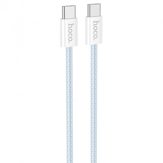 Дата кабель Hoco X104 Source 60W Type-C to Type-C (1m) Blue