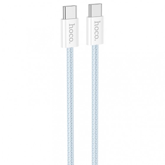 Дата кабель Hoco X104 Source 60W Type-C to Type-C (1m) Blue
