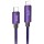Дата кабель Hoco U125 Benefit 27W Type-C to Lightning with display (1.2m) Purple