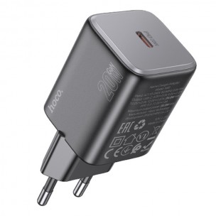 Блок питания Hoco N40 Mighty PD20W (1USB-C) Black