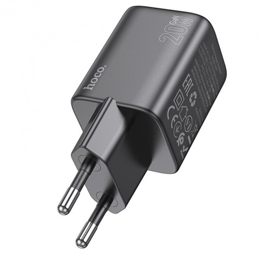 МЗП Hoco N40 Mighty PD20W (1USB-C) Black - зображення 2 
