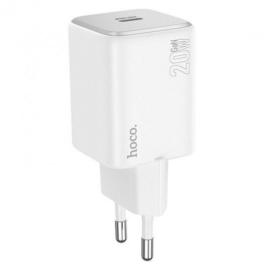 СЗУ Hoco N40 Mighty PD20W (1USB-C) White - изображение 1
