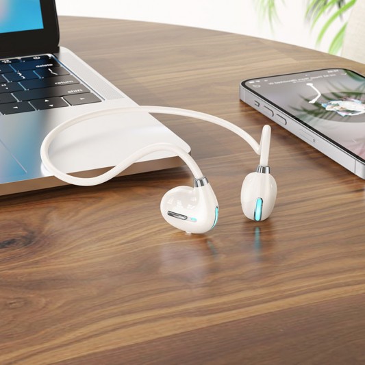Bluetooth Наушники Hoco ES68 Musical air conduction Cloudy white - изображение 2