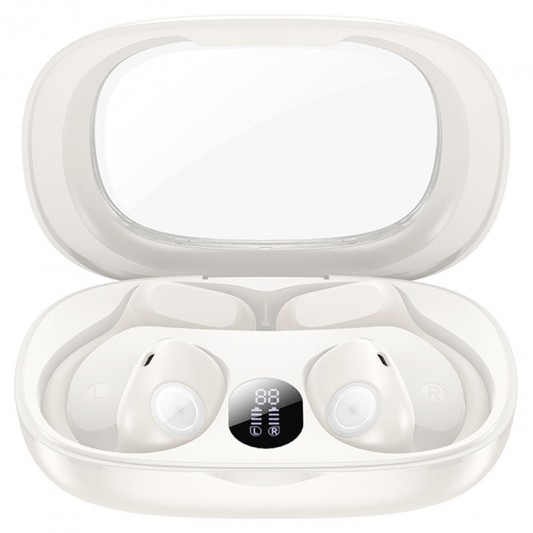 Бездротові TWS навушники Hoco EA1 Spectrum Milky White - зображення 1 