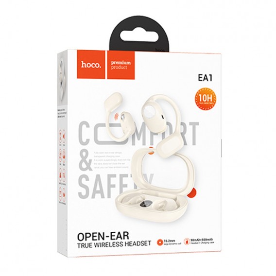 Бездротові TWS навушники Hoco EA1 Spectrum, Milky White