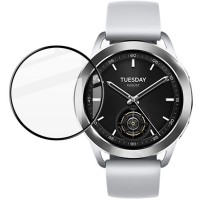 Полимерная пленка 3D (full glue) (тех.пак) для Xiaomi Watch S3 Черный