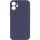 Чехол Silicone Case Full Camera Protective (AA) NO LOGO для Apple iPhone 12 (6.1"), Темно-синий / Midnight blue