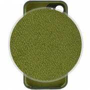Чехол Silicone Case Full Camera Protective (AA) NO LOGO для Apple iPhone 12 (6.1"), Зеленый / Cyprus Green