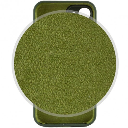 Чехол Silicone Case Full Camera Protective (AA) NO LOGO для Apple iPhone 12 (6.1"), Зеленый / Cyprus Green - изображение 2