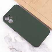 Чехол Silicone Case Full Camera Protective (AA) NO LOGO для Apple iPhone 12 (6.1"), Зеленый / Cyprus Green