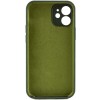 Чохол Silicone Case Full Camera Protective (AA) NO LOGO для Apple iPhone 12 (6.1"), Зелений / Cyprus Green