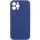 Чохол Silicone Case Full Camera Protective (AA) NO LOGO для Apple iPhone 12 Pro (6.1"), Синій / Deep navy