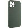 Чехол Silicone Case Full Camera Protective (AA) NO LOGO для Apple iPhone 12 Pro Max (6.7"), Зеленый / Cyprus Green